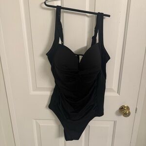 Joe Fresh Black Women's One Piece Swimsuit